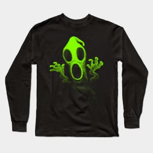 Moaning Ghost - Green Long Sleeve T-Shirt